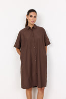 Netti 100 Dress - Hot Fudge