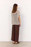 Rudy 2 V Neck Jumper - Cream Melange
