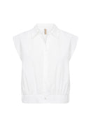 Netti 123 Cap Sleeve Shirt - White