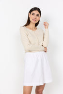 Cissie 55 Flared Shorts - White
