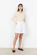 Cissie 55 Flared Shorts - White