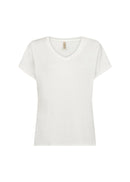 Marica 32 V Neck T-Shirt - Off White