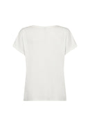Marica 32 V Neck T-Shirt - Off White
