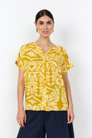 Felone 1 Floral Print Shirt - Golden Fleece Combi