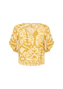 Felone 2 Floral Print Shirt - Golden Fleece Combi