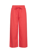 Ina Linen Mix Crop Trouser - Bittersweet
