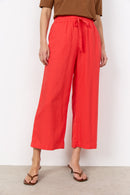 Ina Linen Mix Crop Trouser - Bittersweet