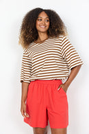 Cissie 55 Flared Shorts - Bittersweet