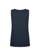 Marica V Neck Sleeveless Top - Navy