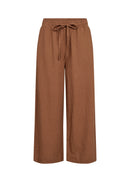 Ina Linen Mix Crop Trouser - Toffee