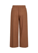 Ina Linen Mix Crop Trouser - Toffee