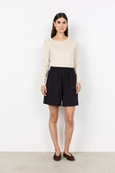 Cissie 55 Flared Shorts - Black