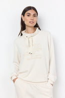 Banu Drawstring Sweatshirt - Cream