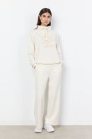 Banu Drawstring Sweatshirt - Cream