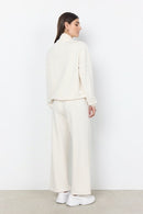 Banu Drawstring Sweatshirt - Cream