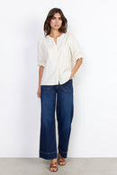 Milly 1 Lace Detail Shirt - Cream