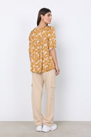 Moa ShortSleeve Print Blouse - Golden Yellow