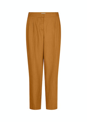 Mion Pleat Front Trouser - Golden Yellow