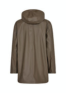 Alexa 15 Hooded Raincoat - Dark Army