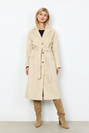 Madelon 1 Wool Trenchcoat - Sand