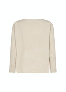 Dollie 663 Round Neck Jumper - Cream Melange