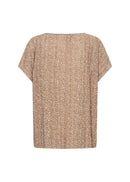 FLEUR 1 T-SHIRT - Desert Brown Combi