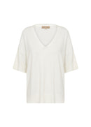 Dollie 790 V Neck Jumper - Offwhite