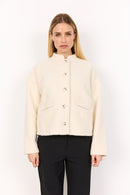 Shaima 1 Button Jacket - Cream