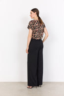 Felicity 515 Leopard Tee - Mineral Red Multi