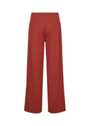 Siham 48 Wide Leg Trouser - Mineral Red