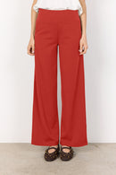 Siham 48 Wide Leg Trouser - Mineral Red