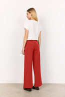 Siham 48 Wide Leg Trouser - Mineral Red