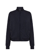 Siri 2 Striped Ziptop - Navy Combi