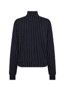 Siri 2 Striped Ziptop - Navy Combi