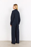 Siri 2 Striped Ziptop - Navy Combi