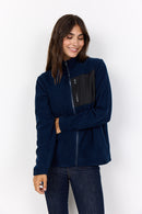 Felica 1 Contrast Pkt Jacket - Navy