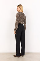 Sati 2 Animal Print Cardigan - Hot Fudge Combi