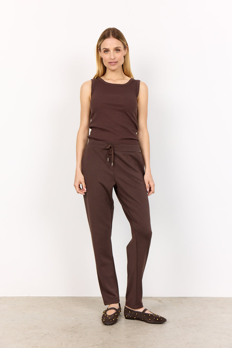 Banu 157 Trouser - Hot Fudge