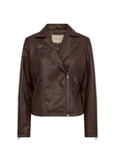 Gunilla 7 FauxLeather Jacket - Hot Fudge