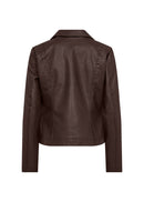 Gunilla 7 FauxLeather Jacket - Hot Fudge