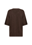 Dollie 790 V Neck Jumper - Hot Fudge Melange