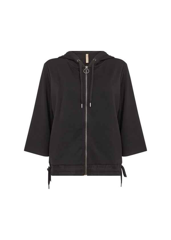 Banu 249 Zipped Hoodie - Black