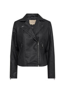 Gunilla 7 FauxLeather Jacket - Black