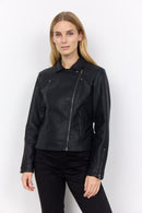 Gunilla 7 FauxLeather Jacket - Black