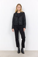 Gunilla 7 FauxLeather Jacket - Black