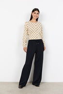 Gea 2 Polka Dot Cardigan - Cream Combi