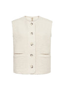 Shaima 10 Waistcoat - Cream