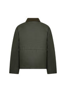 Gia 1 Cord Collar Jacket - Forest Night