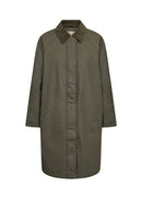 Gia 2 Long Cord Collar Jacke - Forest Night