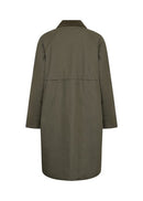 Gia 2 Long Cord Collar Jacke - Forest Night